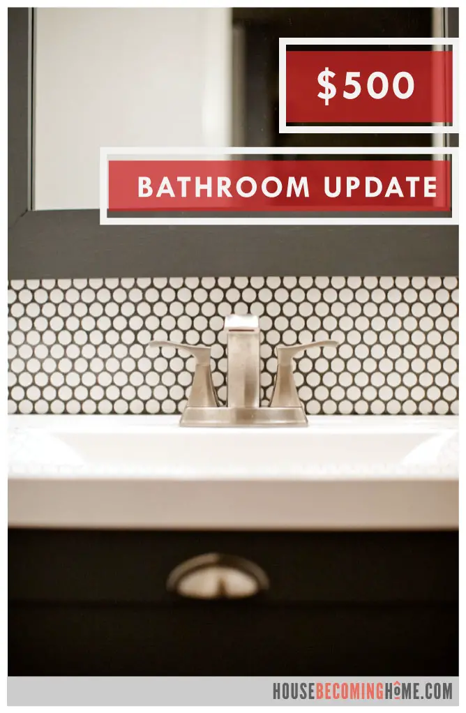 Budget Modern Bathroom Update