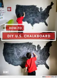 How To Make a U.S. Chalkboard