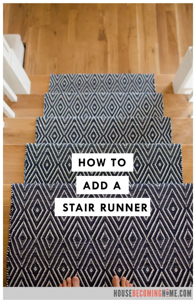 How to add a stair runner blue dash and albert runner on oak stairs