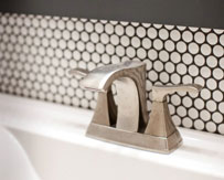 Brushed Nickel Bathroom Faucet