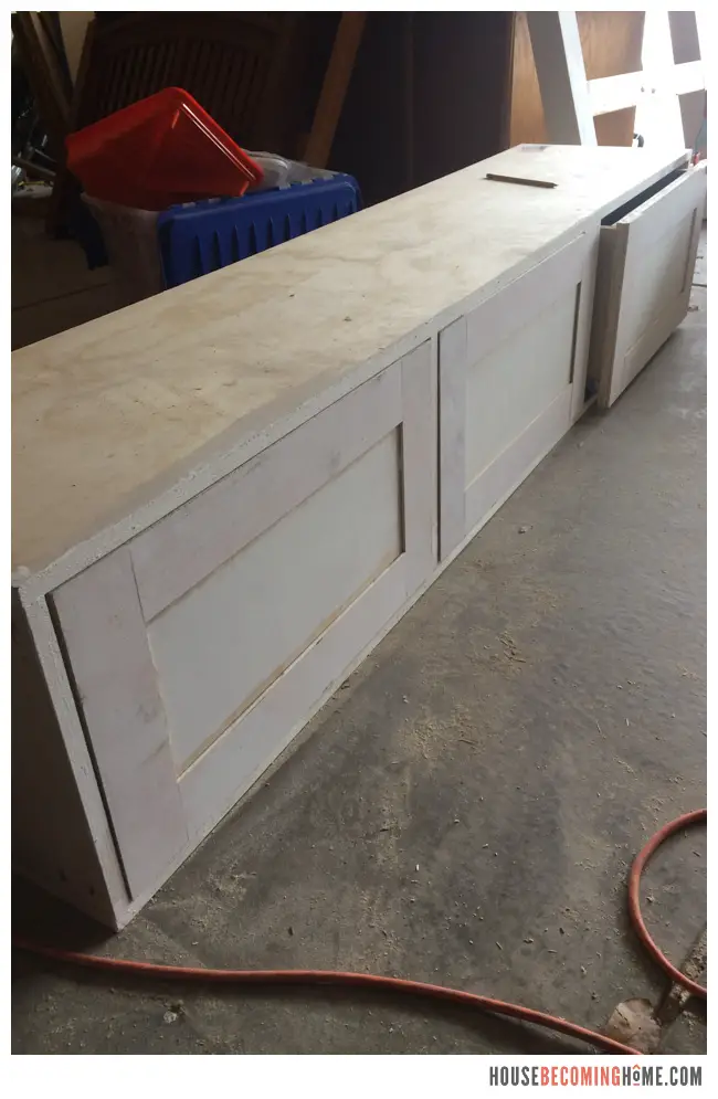shaker style doors for bed drawers