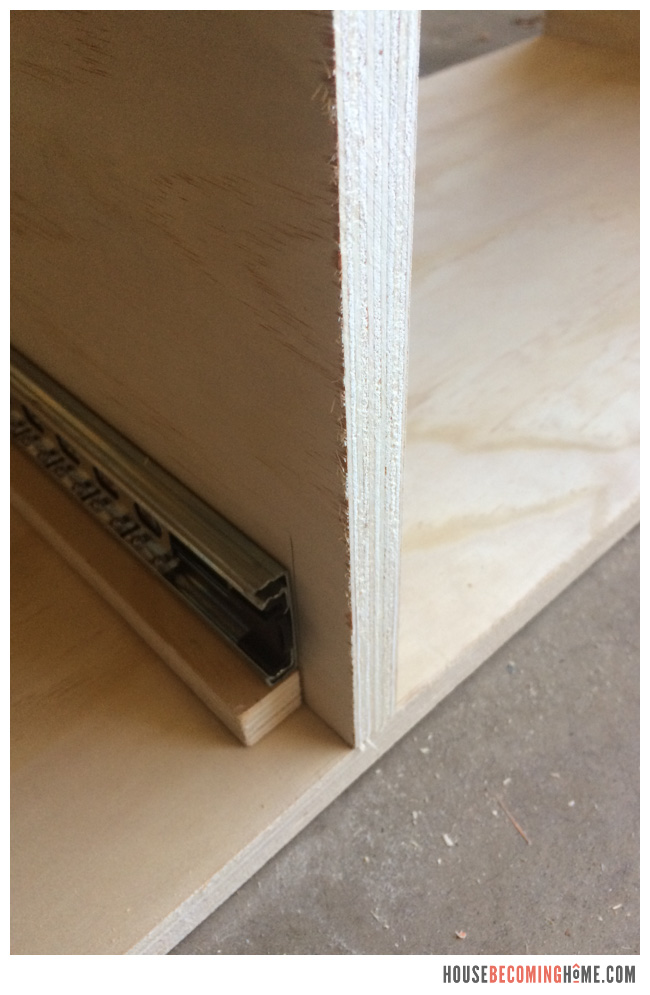 Installing Drawer Slides on twin bed