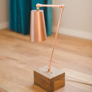 DIY Copper Light made from cup and copper pipe