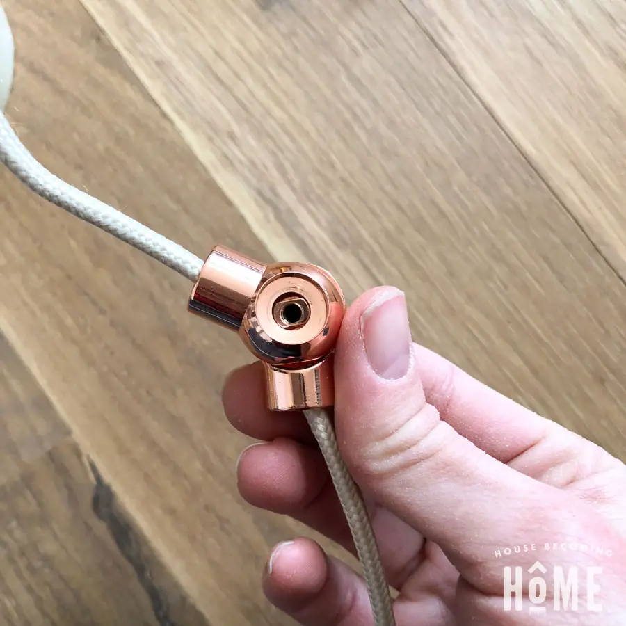 DIY Light copper articulating elbow
