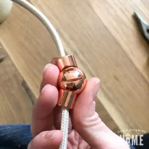 DIY Light copper articulating elbow