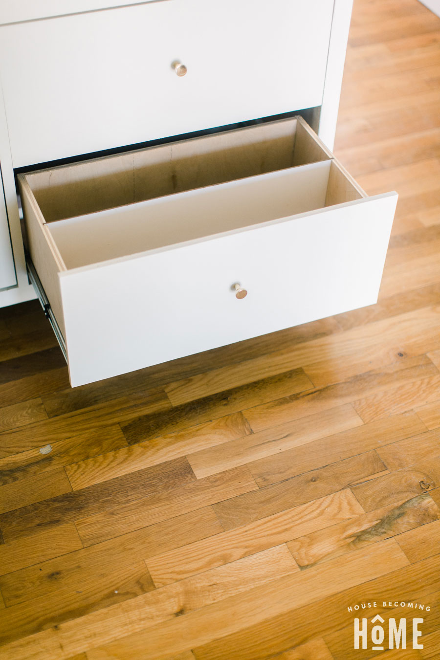 DIY Shoe Cabinet Drawer