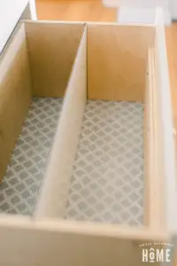 Waterproof Drawer bottom of DIY Shoe Cabinet