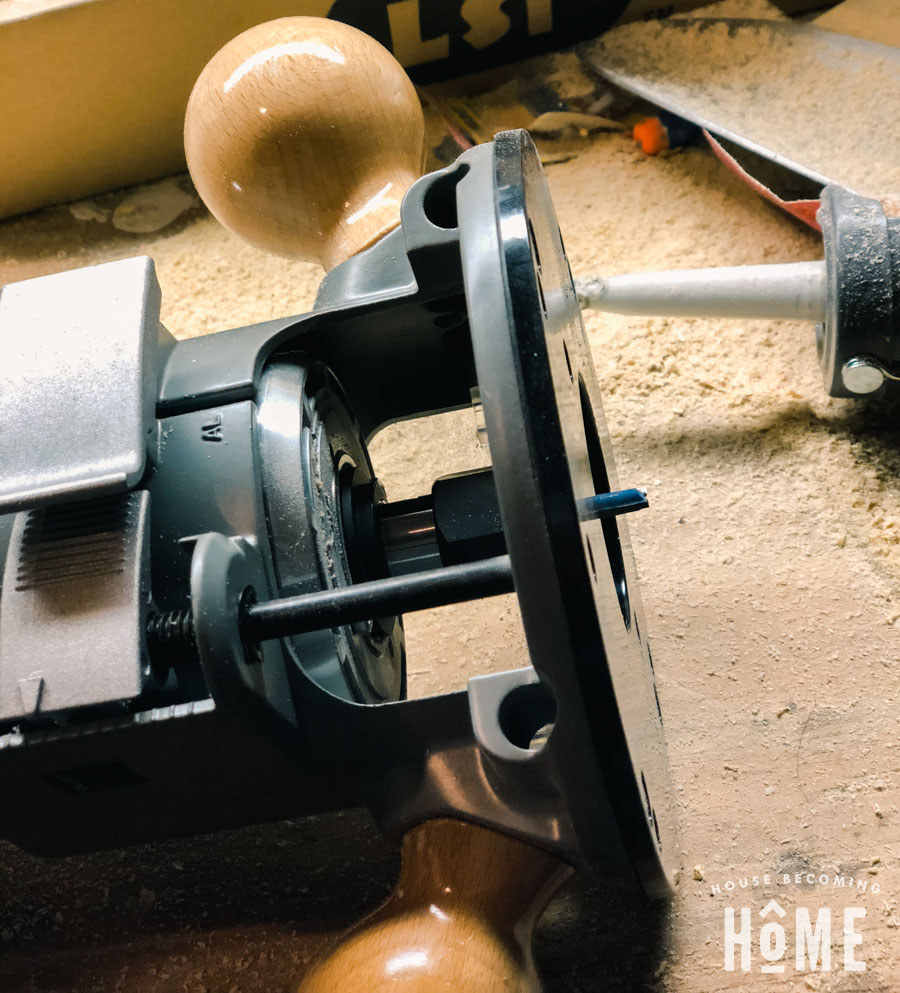 routing dividers in drawers of shoe cabinet