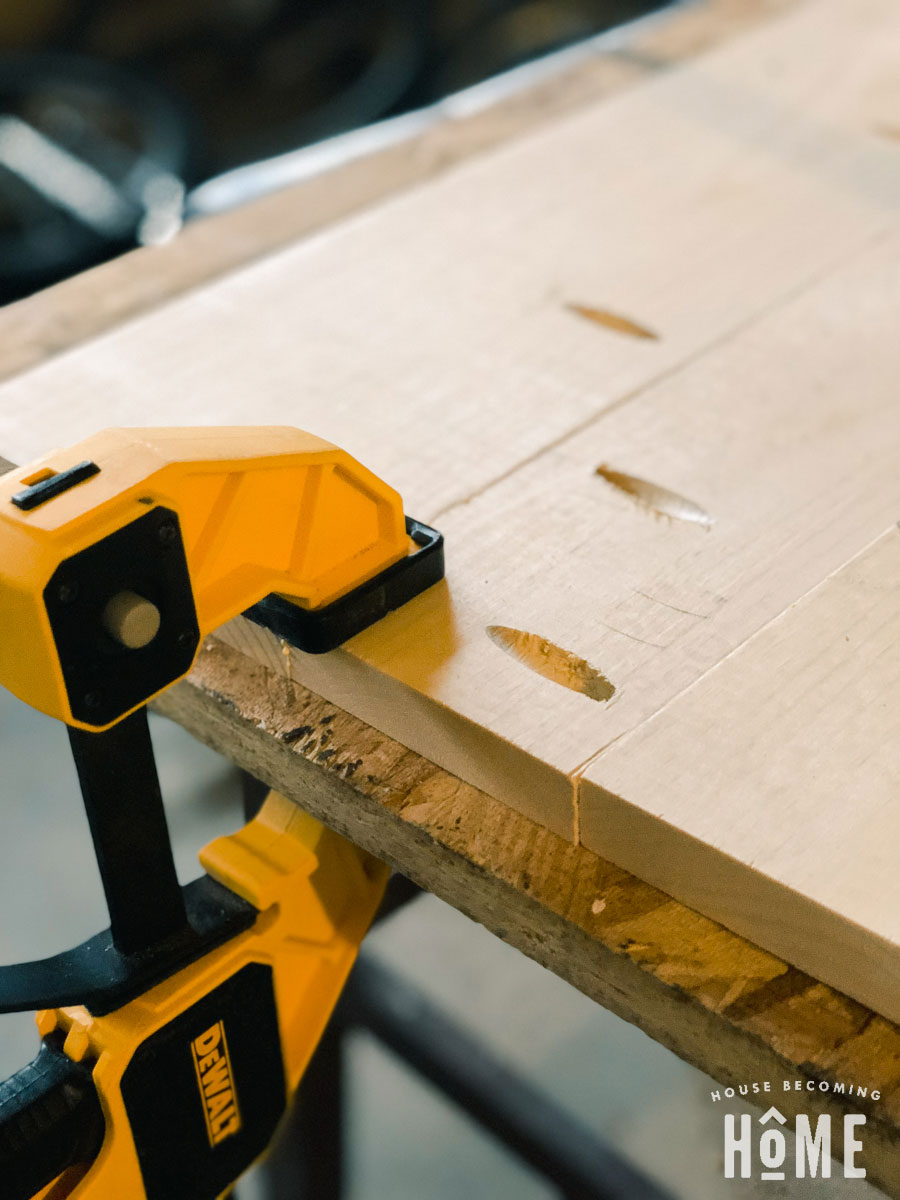 making shoe cabinet top