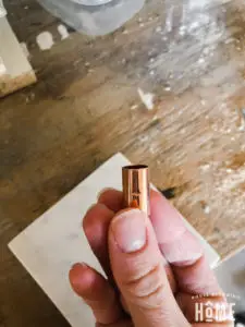 copper coupling for DIY copper twisted light