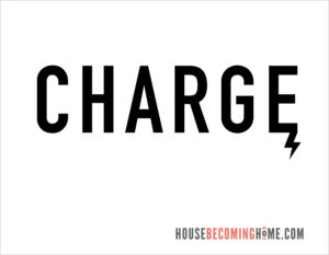 Charge Icon for Modern Phone Charging Station