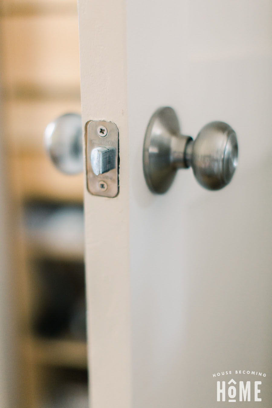 Door Knob on DIY Door