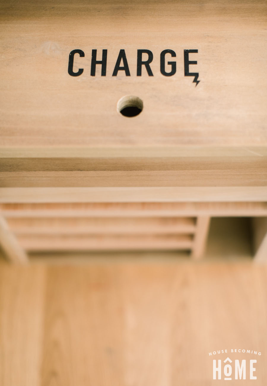 How To Print On Wood : Charge Icon Printed on Charging Station