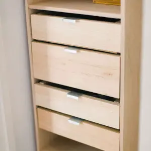 Build a Closet Organizer with Drawers - Perfect for Organizing Small Closets!