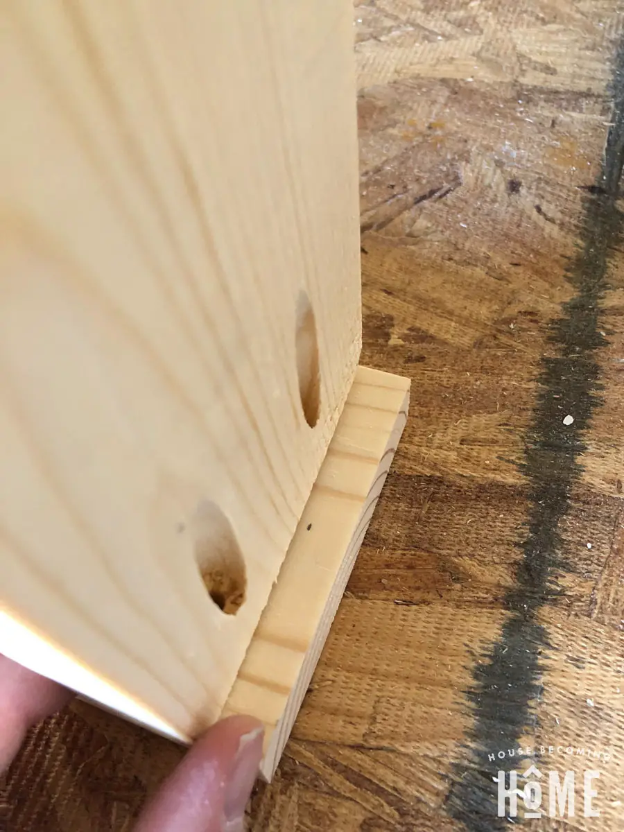 How to make a drawer without a drawer face