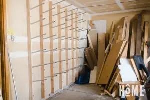 How to Store Lumber in your garage