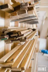 Hardwood on DIY Lumber Rack