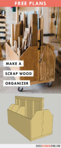How to Build An Affordable, Simple, Mobile Cart to store and organize scrap lumber and plywood in your workshop