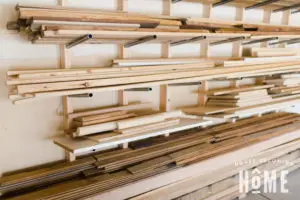 Wide View - Build an Affordable Lumber Storage System