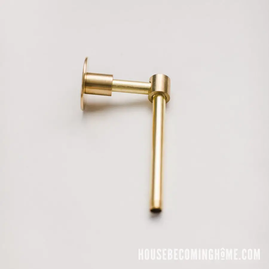How to Make a Brass TP Holder with Brass Pipe and Brass Couplings