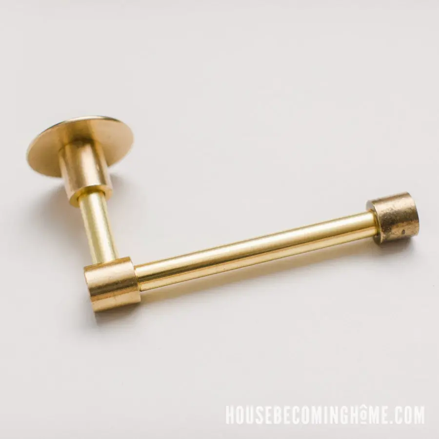 How to Make a Brass TP Holder with Brass Pipe, Brass Couplings and a Brass Cylinder Cap