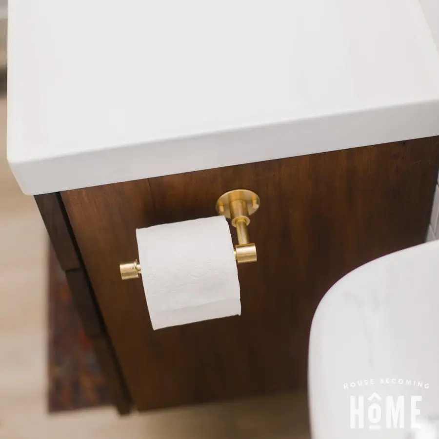 How to Make a Brass Toilet Paper Holder : Easy DIY Project