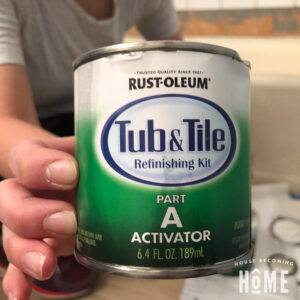 Mix Activator in Rustoleum Tub and Tile Paint