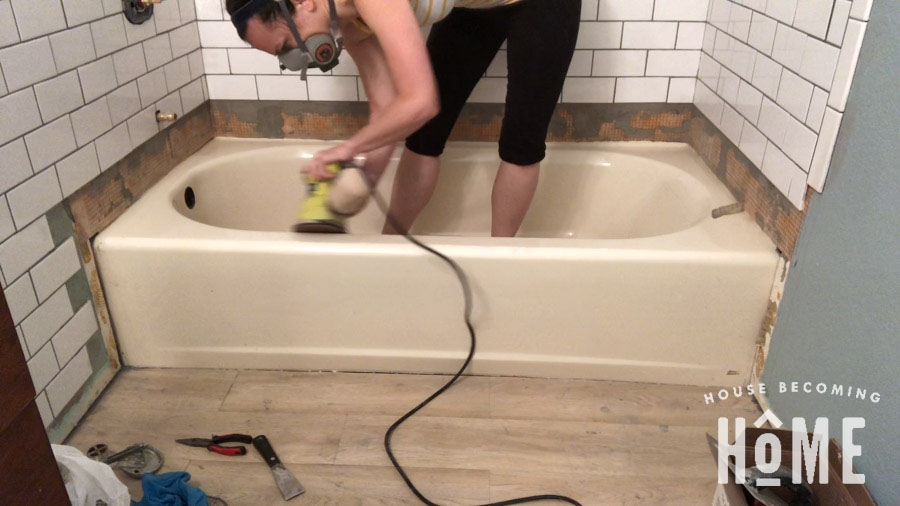 Can you Paint a Bathtub? - House Becoming Home