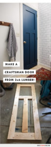Make a Door from 2x6 Lumber Tutorial
