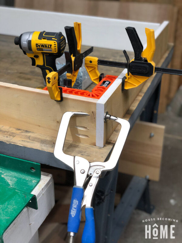 Assembling DIY Door Jamb with Pocket Holes House Home