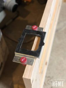 Making Hinge Mortise DIY Door template - Milescraft