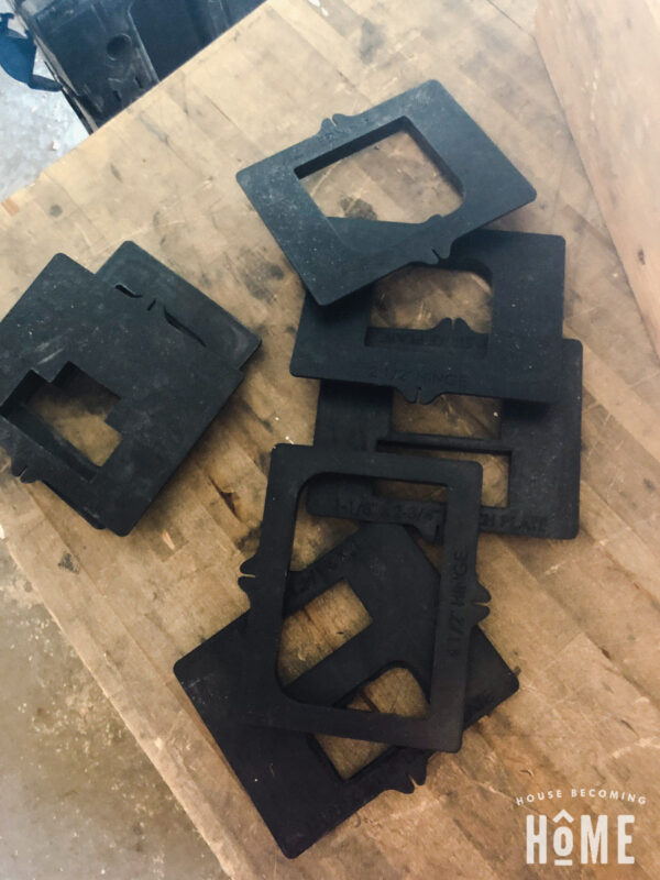 How to Use milescraft Mortising Template House Home