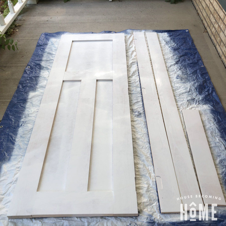 Oil Based Primer on a DIY Door and Jamb