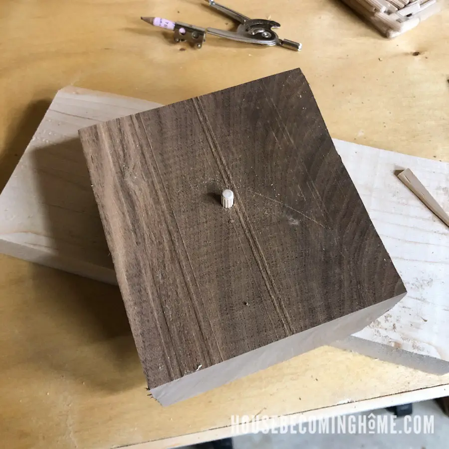Cutting A Tapered Wooden Cylinder