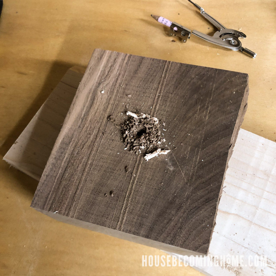 Cutting A Tapered Wooden Cylinder