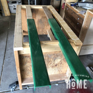 Assembly Table Leaf Support U Beams