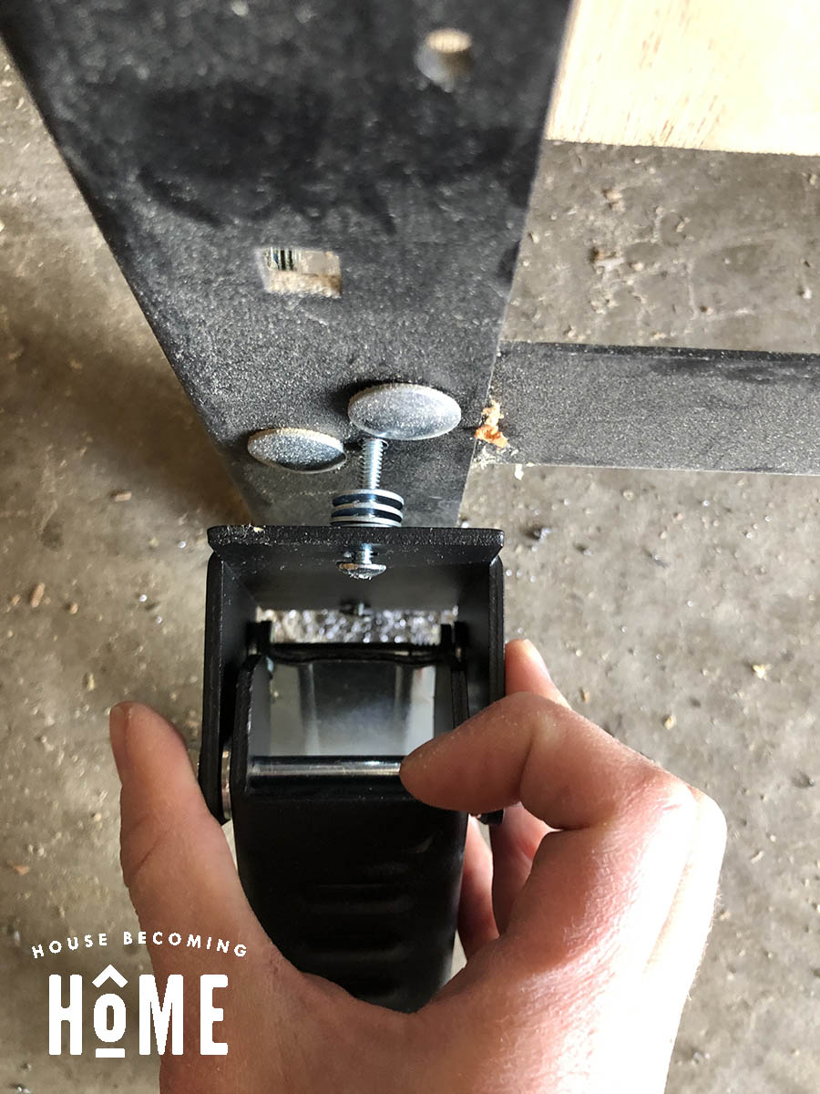 Casters on Steel Router Table