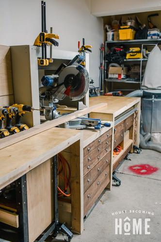 BLACK+DECKER's portable workbench and project center has a built-in vise at  $75
