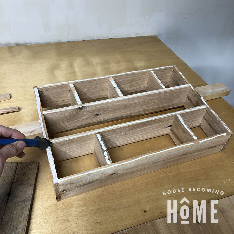 DIY Hardware Drawer Organizer Process