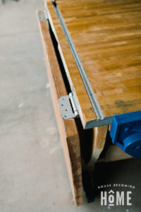 Hinged Side for Assembly Table