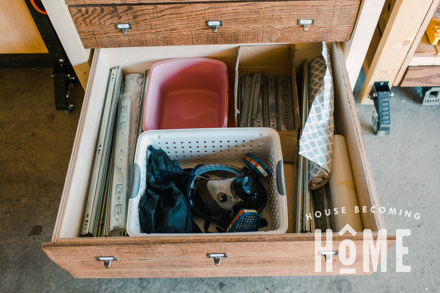 Safety Gear Storage Drawer