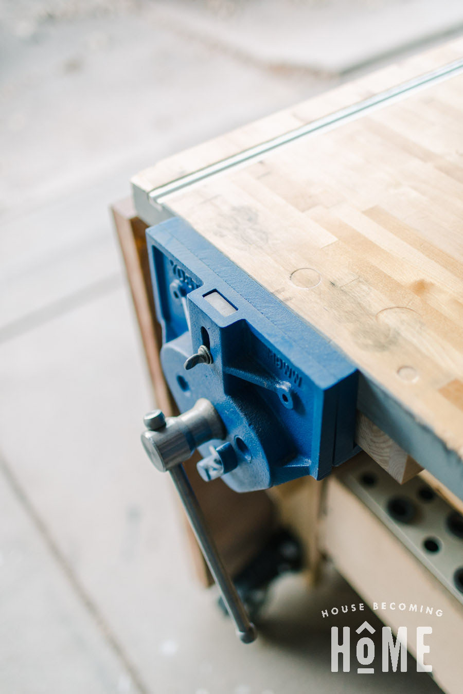 Vise for DIY Workbench