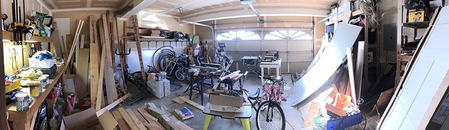 Garage Wide View Before