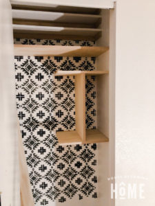 Install Organizational Dividers for Coat Closet Wide View