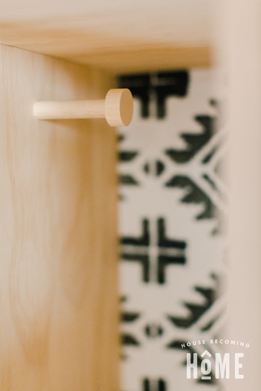 Make an Affordable DIY Coat Hook from Wood Dowels