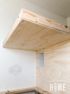 Plywood Panel Top DIY Offset Bunk Beds