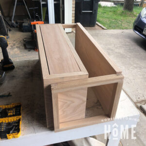 Attaching Legs to Floating Nightstand