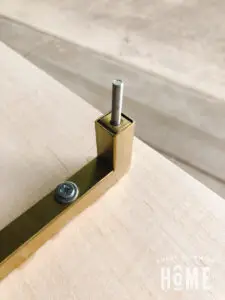 Making Brass Legs for Bookcase No WELDING