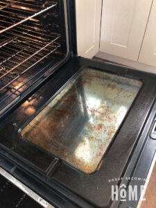 Oven After One Round of Bar Keepers Friend