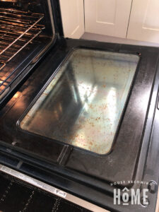 Oven After Two Rounds of Bar Keepers Friend